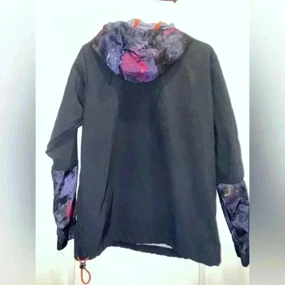 Adidas Originals running hoodie with marbled pouch